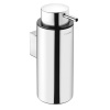 Stříbrný kovový nástěnný dávkovač mýdla Logic 200 ml