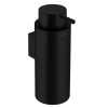 Černý kovový nástěnný dávkovač mýdla Logic 200 ml