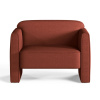 Terakotově červené čalouněné křeslo MICADONI Abby-fv-interier-25