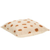Béžový bavlněý potah na polštář s gepardím vzorem kave home Tandani 70 x 70cm