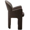 Hnědá čalouněná jídelní židle DAN-FORM Aole