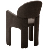 Hnědá čalouněná jídelní židle DAN-FORM Aole