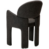 Černá bouclé jídelní židle DAN-FORM Aole