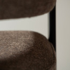 Hnědá bouclé jídelní židle DAN-FORM Duct s područkami -fv-interier-25