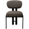 Hnědá bouclé jídelní židle DAN-FORM Duct