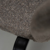 Hnědá bouclé jídelní židle DAN-FORM Heap -fv-interier-25
