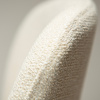 Krémově bílá bouclé jídelní židle DAN-FORM Heap -fv-interier-25