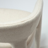 Krémově bílá bouclé jídelní židle DAN-FORM Splendor -fv-interier-25