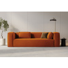 Terakotově oranžová sametová čtyřmístná pohovka Cosmopolitan Design Mackay 230 cm -fv-interier-25
