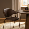 Hnědé koženková jídelní židle DAN-FORM Zone -fv-interier-25