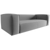 Šedá sametová čtyřmístná pohovka Cosmopolitan Design Mackay 230 cm