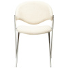 Krémově bílá bouclé jídelní židle DAN-FORM Zone