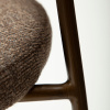 Hnědá bouclé jídelní židle DAN-FORM Reboot -fv-interier-25