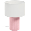 Růžová stolní lampa kave home Bianella 29 cm