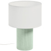 Zelená stolní lampa kave home Bianella 29 cm