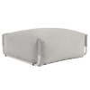 Světle šedý zahradní modul/podnožka Kave Home Square 101 x 101 cm