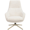 Béžové čalouněné otočné křeslo ROWICO CONROE