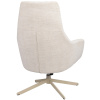 Béžové čalouněné otočné křeslo ROWICO CONROE