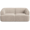 Béžová manšestrová dvoumístná pohovka Cosmopolitan Design Campi 180 cm
