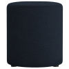 Tmavě modrý bouclé taburet Micadoni Dia 40 cm
