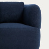 Tmavě modré bouclé křeslo Kave Home Martina -fv-interier-25
