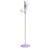 Fialová kovová stojací lampa Kaktee 137 cm