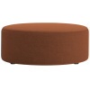 Terakotově oranžový bouclé taburet Micadoni Dia 90 cm