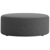 Tmavě šedý bouclé taburet Micadoni Dia 90 cm