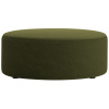Tmavě zelený bouclé taburet Micadoni Dia 90 cm