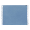 Světle modrý vlněný pléd Ro 170 x 130 cm