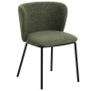 Zelená čalouněná jídelní židle Kave Home Ciselia