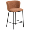 Terakotová barová židle Kave Home Ciselia 65 cm