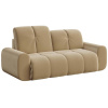 Béžová sametová dvoumístná pohovka Devichy Tous 210 cm