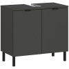 Tmavě šedá umyvadlová skříňka Germania Arcena 60 x 34 cm