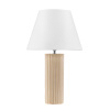 Béžová stolní lampa Bacco