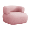 Růžové čalouněné křeslo Windsor & Co Aldrin