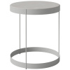 Šedý betonový konferenční stolek Drum 40 cm