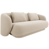 Béžová sametová dvoumístná pohovka Cosmopolitan Design Camden 169 cm