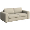 Béžová čalouněná trojmístná pohovka Baga 218 cm