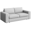 Světle šedá čalouněná trojmístná pohovka Baga 218 cm