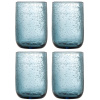 Set čtyř modrých sklenic bloomingville Tabby 330 ml
