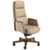 Béžová koženková kancelářská židle Angel Cerdá No. 4213