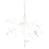 Bílé závěsné světlo Sparrow 100 cm