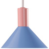Růžovo-modré kovové závěsné světlo MOXY 13 cm