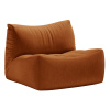Terakotově oranžové sametové křeslo Micadoni Tove
