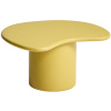Žlutý cementový zahradní stolek Kave Home Macarella 83 x 77cm