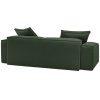 Zelená čalouněná trojmístná pohovka Boheme 260 cm