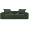 Zelená čalouněná trojmístná pohovka Boheme 260 cm