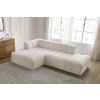 Bílá bouclé rohová pohovka Annecy 262 cm, levá -fv-interier-25