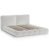 Světle šedá žinylková dvoulůžková postel MICADONI Solange 180 x 200 cm -fv-interier-25